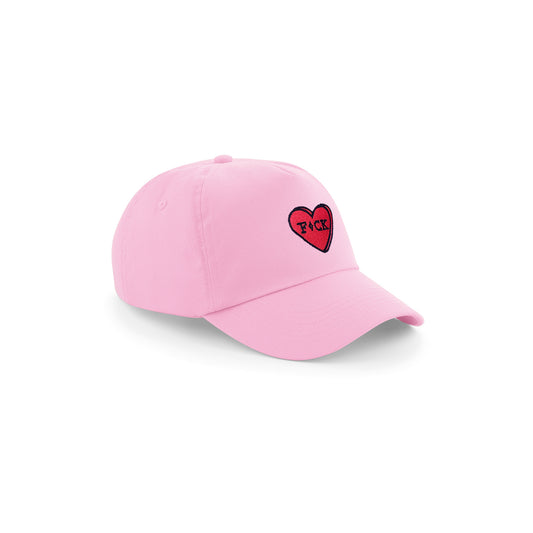 Naomi Jon Heart Cap Pink