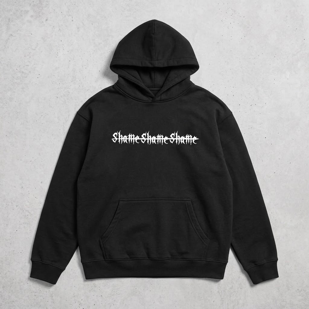 Shame Hoodie black