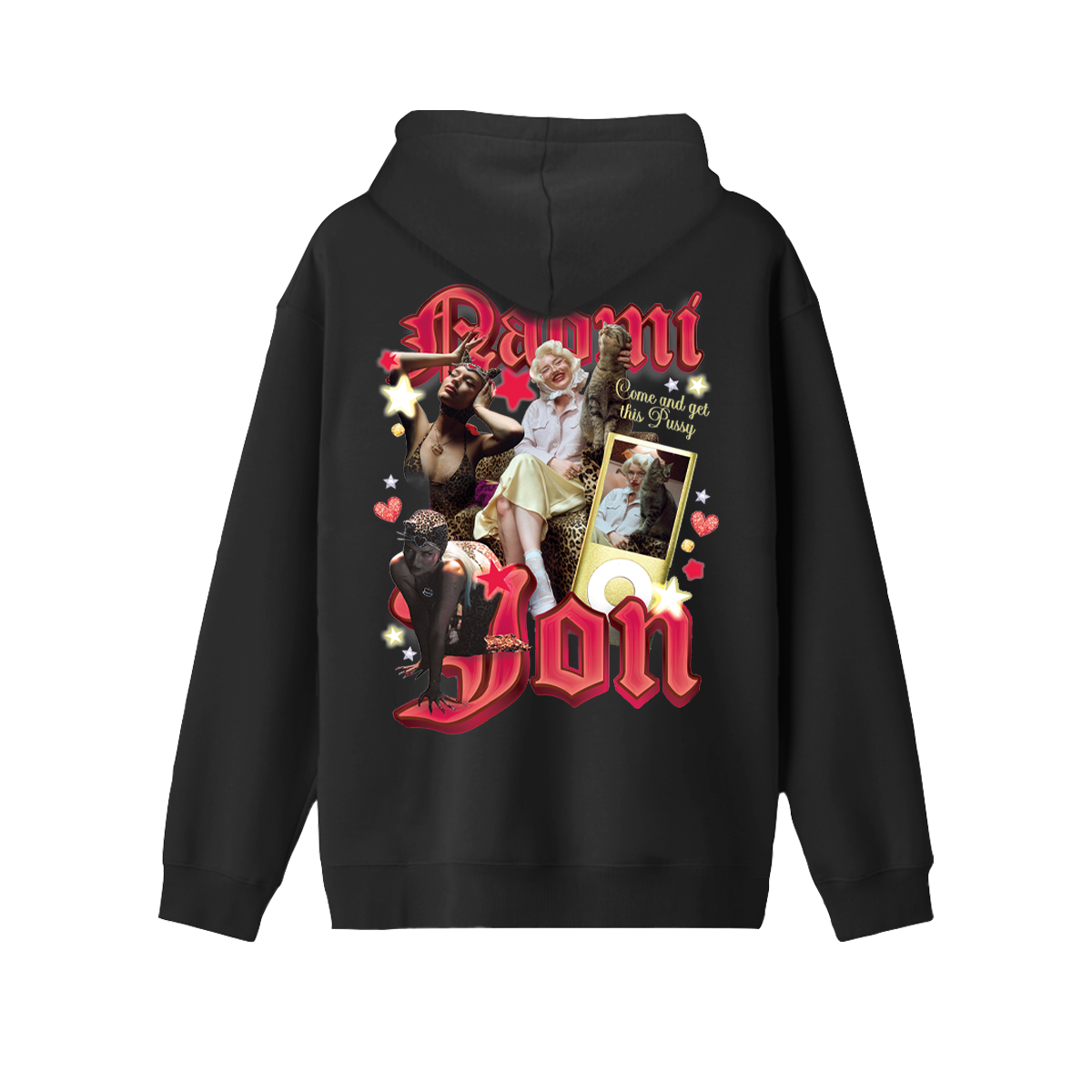 Leopard Hoodie black