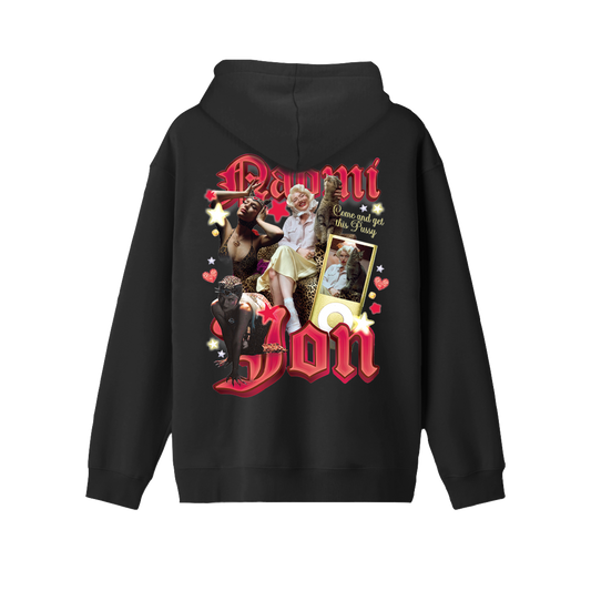 Leopard Hoodie black
