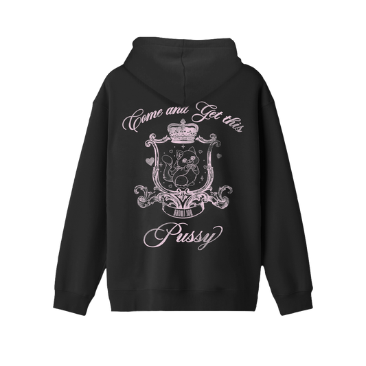 Kitty Hoodie Black