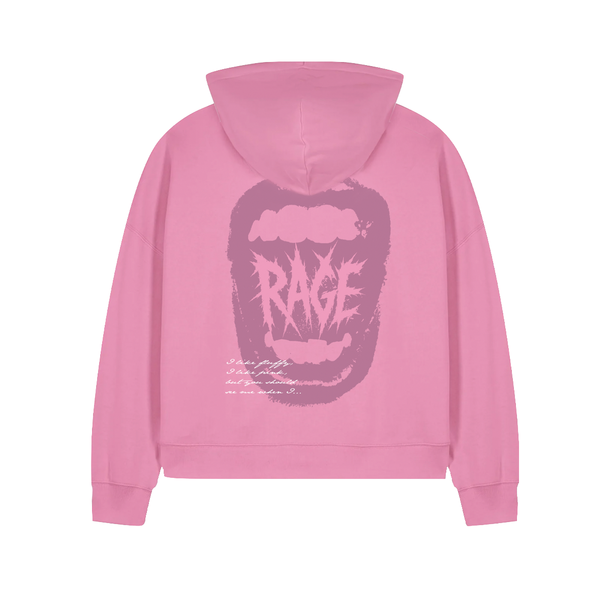 Rage Zip Hoodie Pink