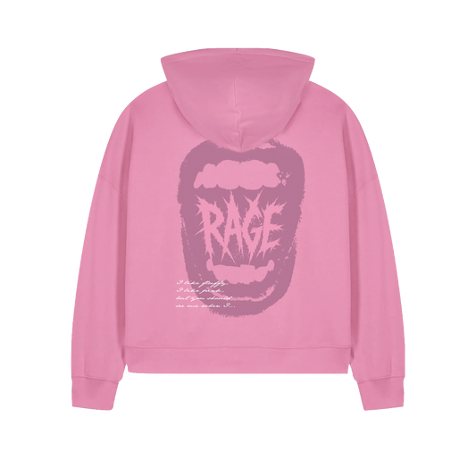 Rage Zip Hoodie Pink